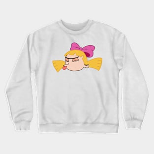 Silly Face Cartoon Crewneck Sweatshirt